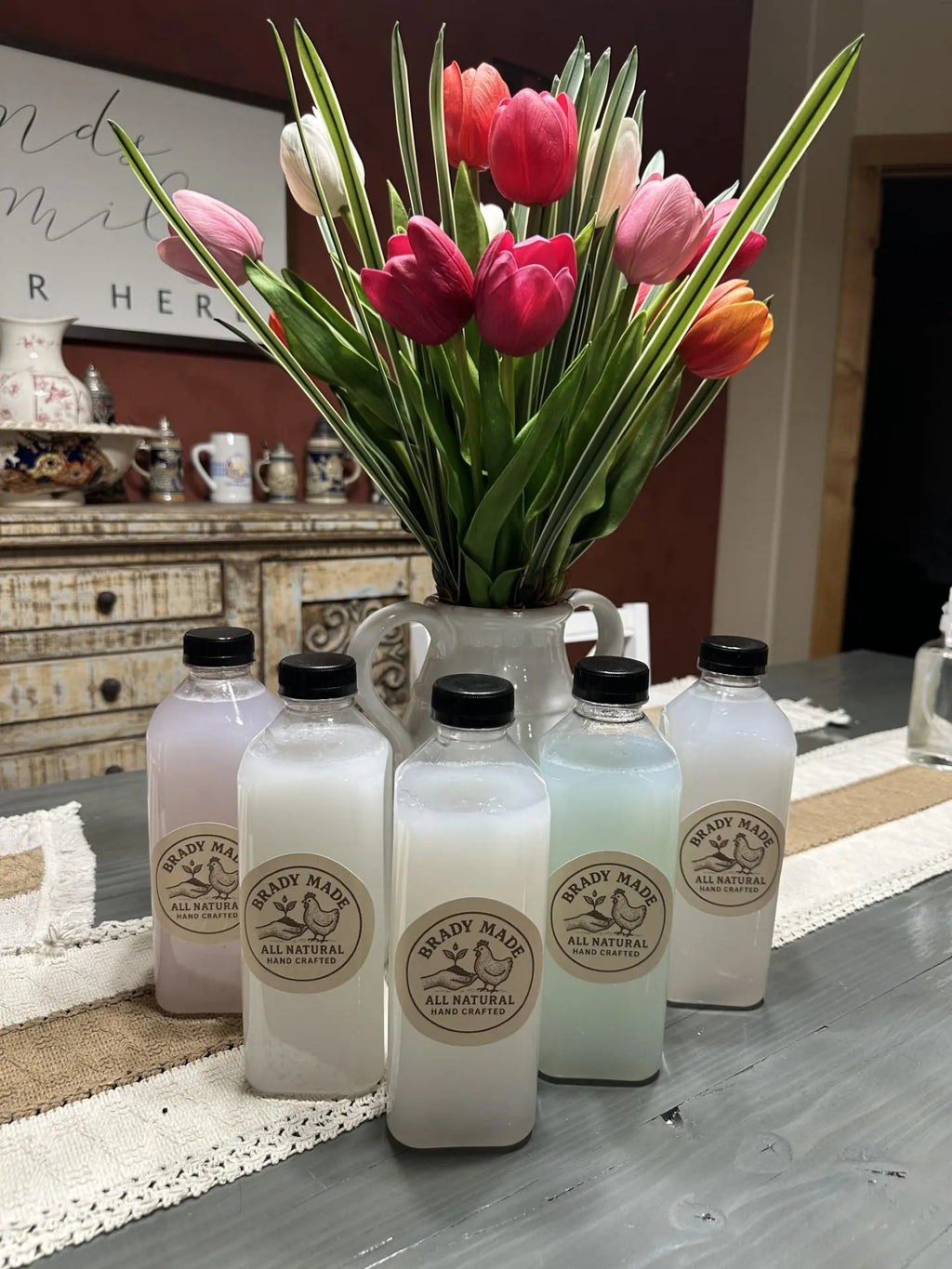 Vinegar based laundry softener